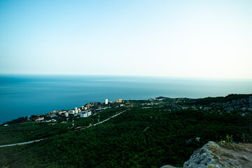 panoramic view of the city of crete greece
