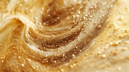 Creamy coffee latte swirl texture background image art foam food rich milk cafe brown white drink