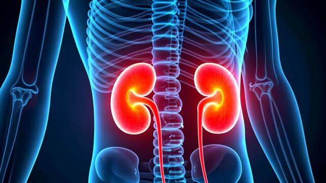 Kidney disease, renal failure, dialysis treatment. Organ health. Glomeruli filter waste efficiently. Nephrons aid fluid balance. Ureters transport urine effectively.