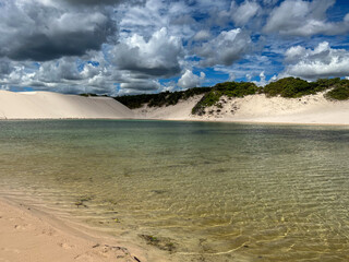 Brazil, Barreirinhas - 2023, May: lagoon in Lençóis Maranhenses