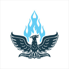 Phoenix Rising: Wildfire Renewal Symbol