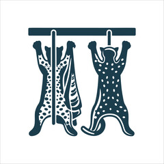 Leopard Transformation Silhouette, Shape Shifting Concept Shape shifting Ukuguqula Isimo Leopard mid transformation half human half beast