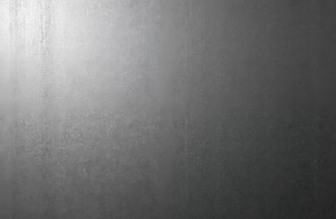 Abstract gray metal texture. Smooth surface, even background, simple monochrome design. Rough textured wall. Suitable industrial tech projects, construction, interior decor.