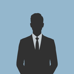 Suit Silhouette,Men blazer or jacket symbol simple silhouette icon on background
