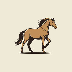 Horse Logo Template Vector icon illustration design