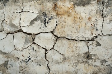 Obraz premium Cracked, aged plaster wall texture