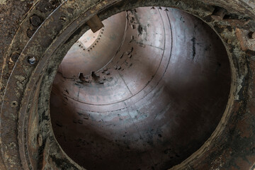 detail of an Industrial oven