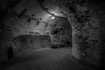circular oven of a historic brick factory