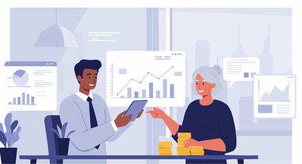 business people in office