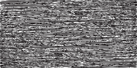 Monochrome texture composed of irregular graphic elements. Distressed uneven grunge background. Abstract vector illustration. Overlay for interesting effect and depth. Isolated on white background.
