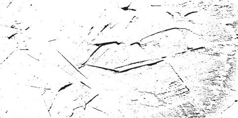 Scratched Grunge Urban Background Texture Vector. Dust Overlay Distress Grainy Grungy Effect. Distressed Backdrop Vector Illustration. Isolated Black on White Background. EPS 10.