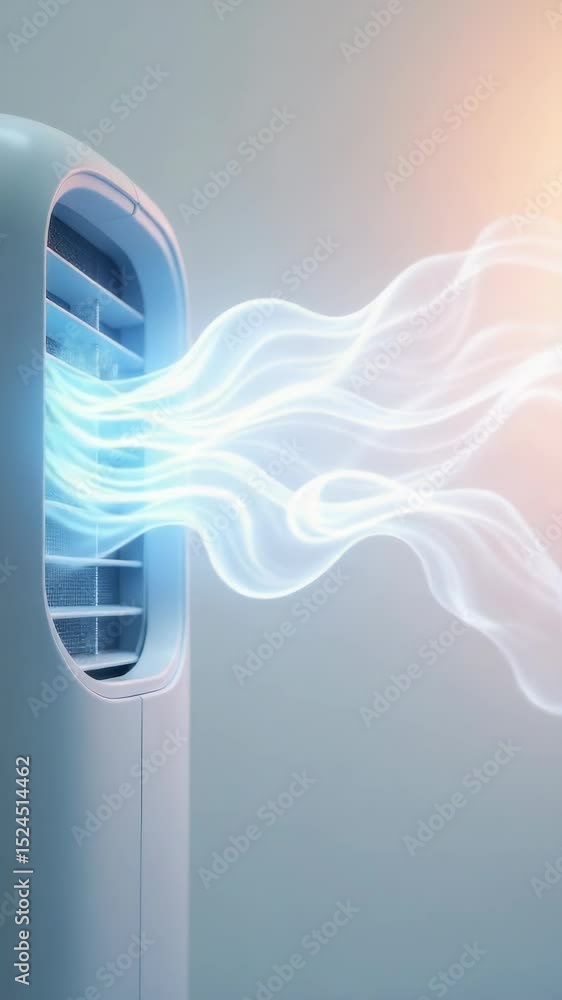 Poster a close-up shot of a toothbrush with smoke coming out of it, suitable for use in scenes related to d