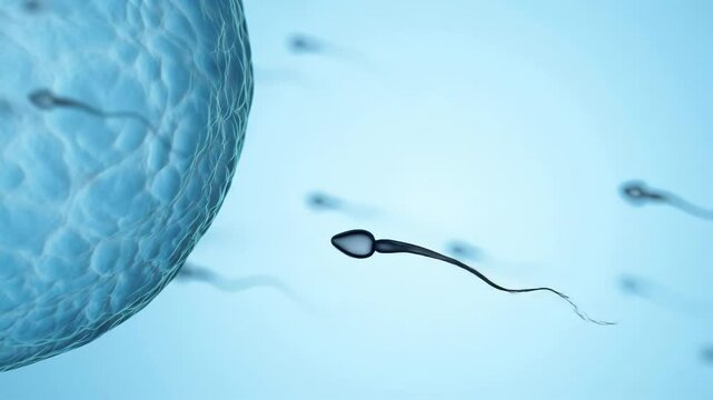 This explains the intricate process of sperm traveling through reproductive systems to reach the egg for fertilization. It highlights the vital steps involved in human reproductive biology