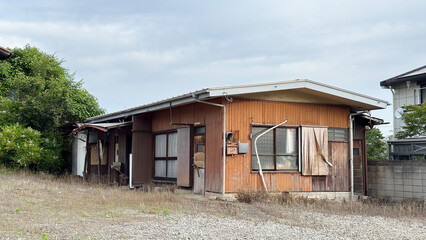 Obraz premium 昭和の古い家 空き家