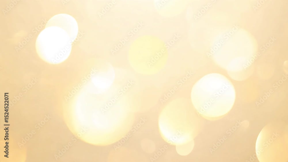 Poster soft golden bokeh lights warm and elegant background glow for festive charm and tranquility in your 