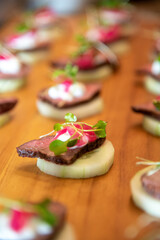 Beef Cucumber Appetizer 
