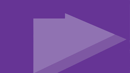 Geometric purple arrow design on transparent background for creative projects