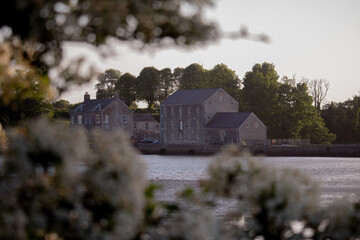 house on the river  in wales UK