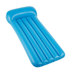 Inflatable mattress isolated on white background