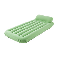 Inflatable mattress isolated on white background
