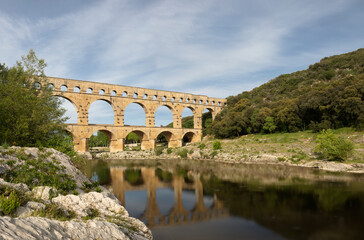 Pont du Gard, Ancient Roman Aqueduct Bridge