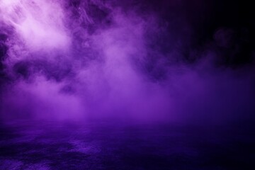 Obraz premium Purple Smoke and Dark Ground Plane