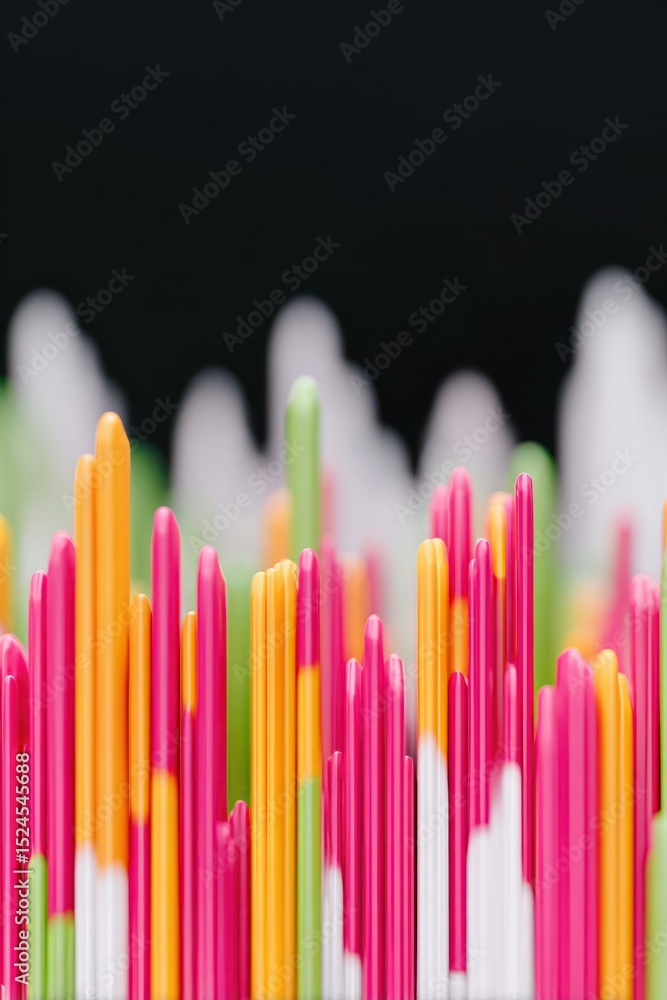 Poster abstract colorful geometric background with vertical columns