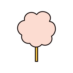 わたあめのアイコンイラスト
