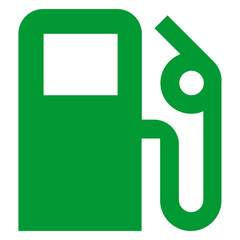 Local gas station icon green