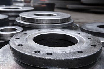 Varied sizes of paronite gaskets for piping flanges in the power and oil and gas sectors