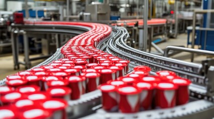 High-speed industrial packaging machine with belts, rollers, and auto sealing components