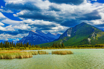 A view of the Vermillion Lake in Banff National Park