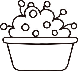 Small Berry Potted Plant Doodle

