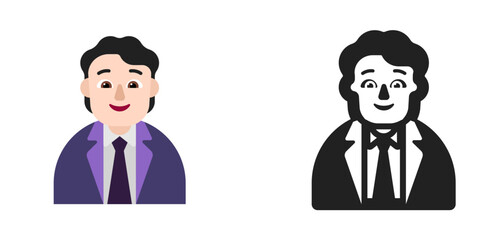 Business Person Dark Hair