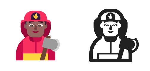 Firefighter Dark Skin