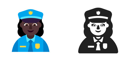 Police Officer Dark Skin