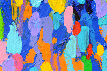 Colour of Happiness. Original Abstract Painting.