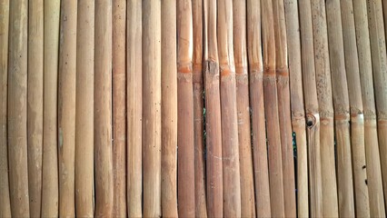 Rustic Bamboo Bench Texture with Cozy Nighttime Glow, Perfect for Vintage and Retro Backgrounds, Wallpapers, or Craft Designs in High-Definition for a Timeless Antique Look