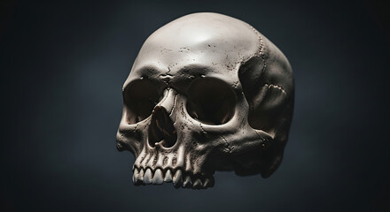 Human Skull Anatomy Detailed 3D Model of a Realistic Skull