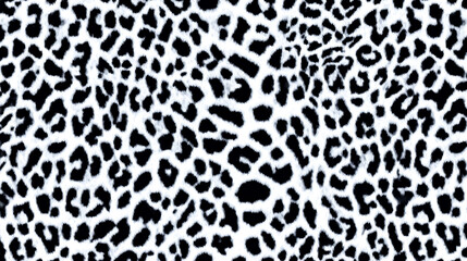 白黒ヒョウ柄のパターン背景
