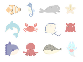 水族館の仲間たち © 兎卵メル