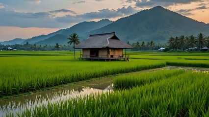 house in the mountains