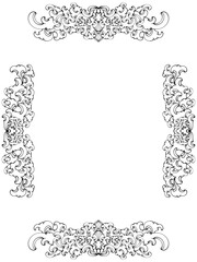 set of decorative frames