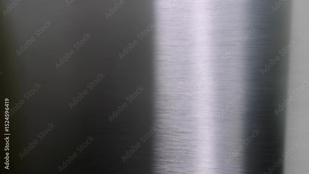Poster close-up of brushed metal surface with subtle horizontal striations and a smooth gradient showcasing