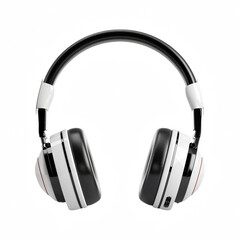 Fototapeta premium Stylish wireless headphones with sleek design, perfect for music lovers and audio enthusiasts.