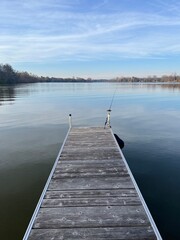 Fototapeta premium Dock on the lake