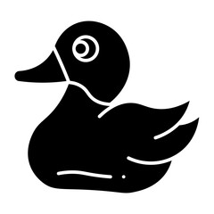 duck glyph icon