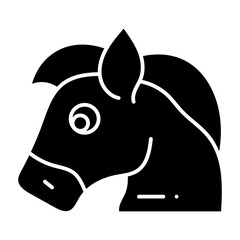 Horse glyph icon