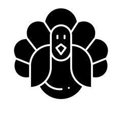 Turkey glyph icon
