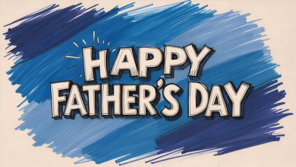 Fototapeta na wymiar Father's day Draw Background